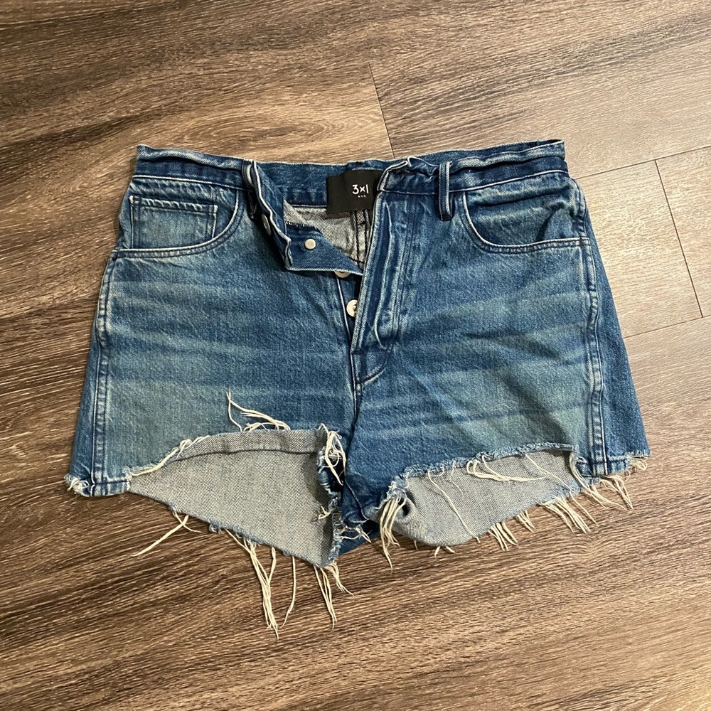 Intermix 3x1 Jean Shorts Size 26